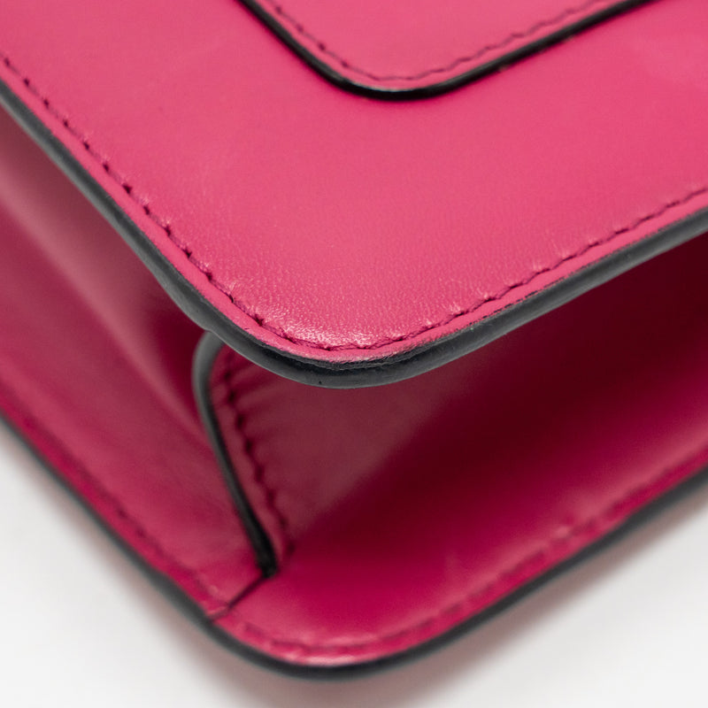 Bvlgari Serpenti Forever Crossbody Bag Calfskin Hot Pink LGHW