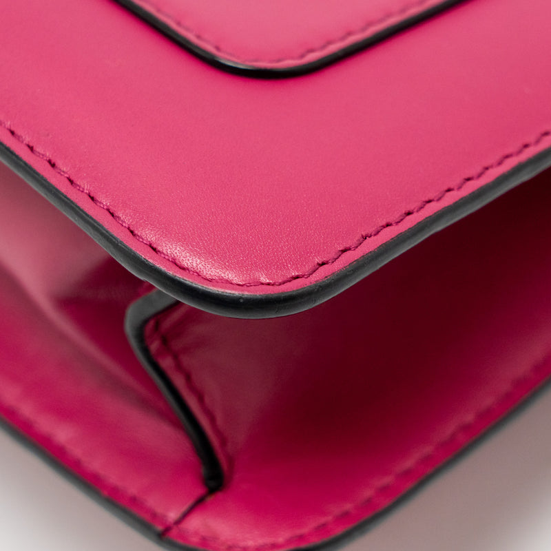 Bvlgari Serpenti Forever Crossbody Bag Calfskin Hot Pink LGHW