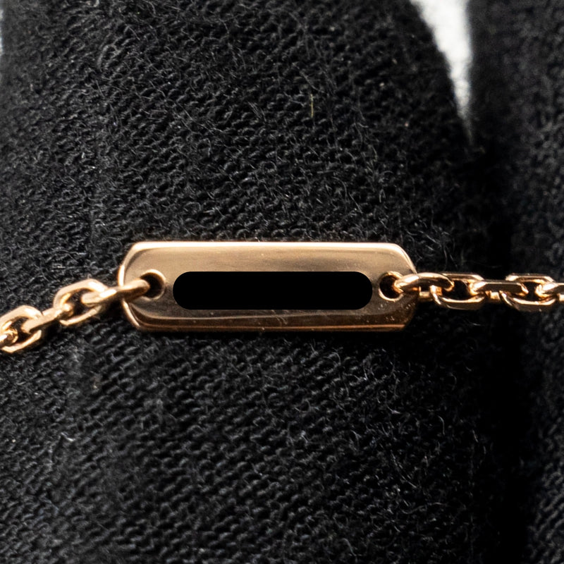 Van Cleef & Arpels 2025 Holiday  Pendant Pink Mother of Pearl Rose Gold with Diamond