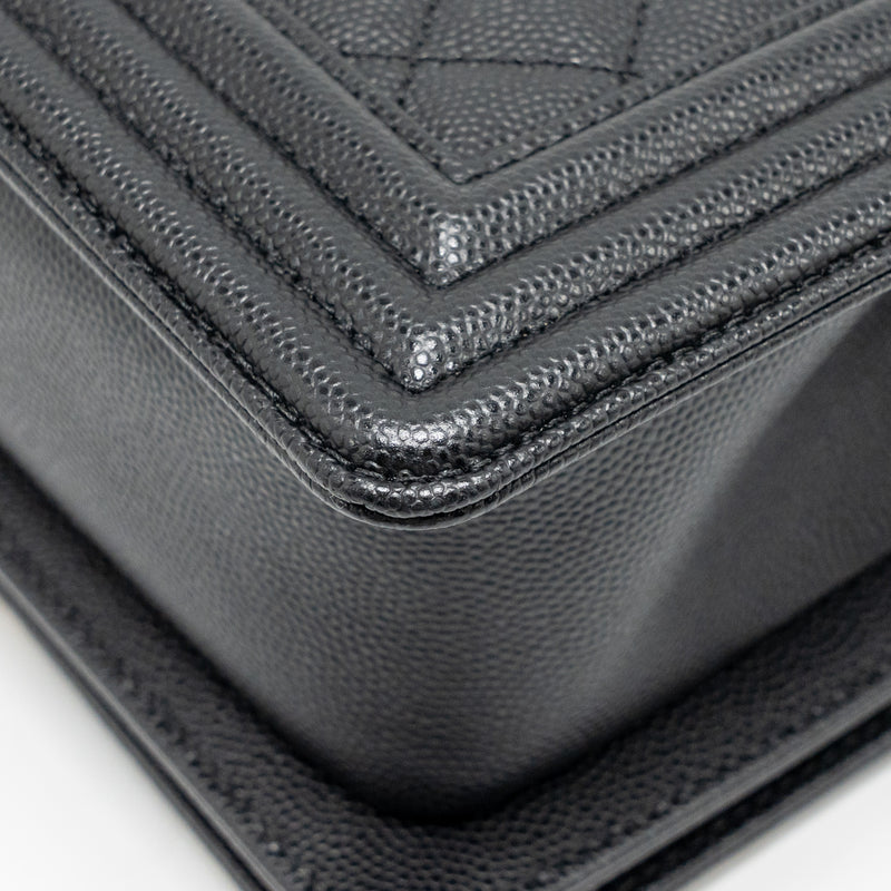 Chanel Small Boy Bag Caviar Black GHW