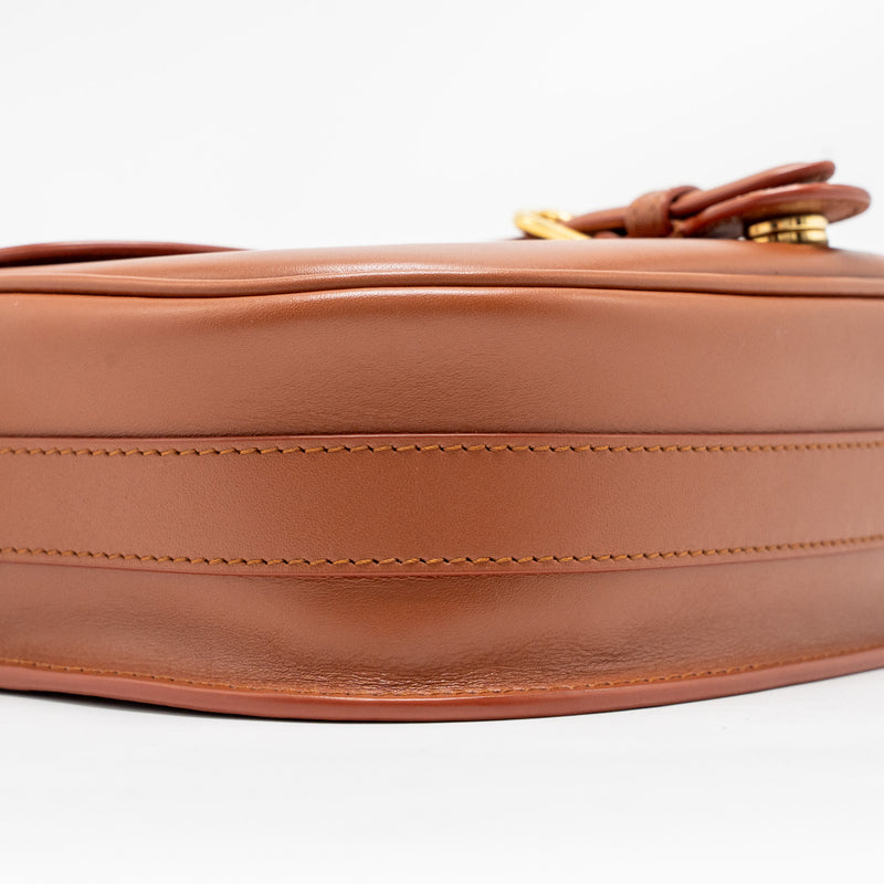 Dior Medium Dior Bobby Bag Calfskin Dark Tan GHW