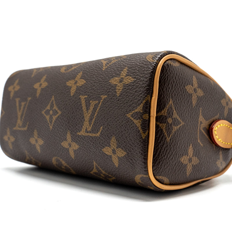 Louis Vuitton Nano Speedy Monogram CANVAS GHW