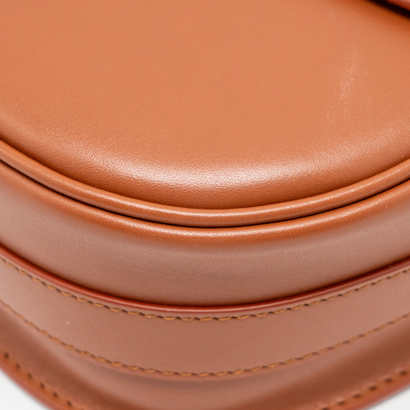 Dior Medium Dior Bobby Bag Calfskin Dark Tan GHW