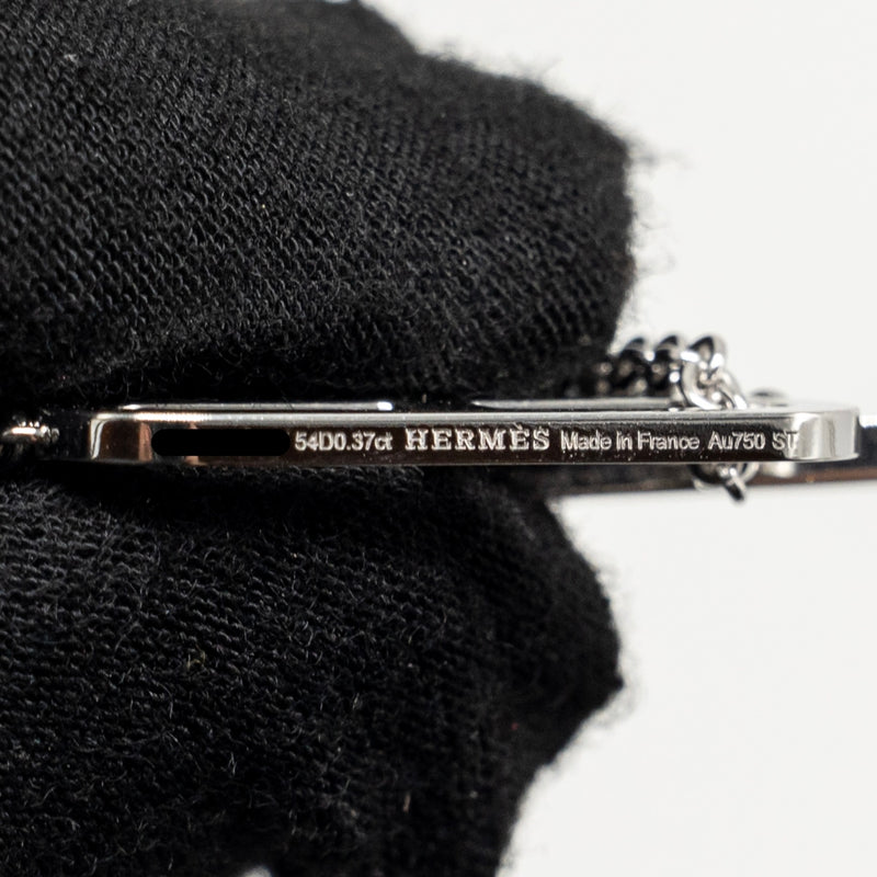 Hermes Ever Chaine D Andre necklace white gold diamonds