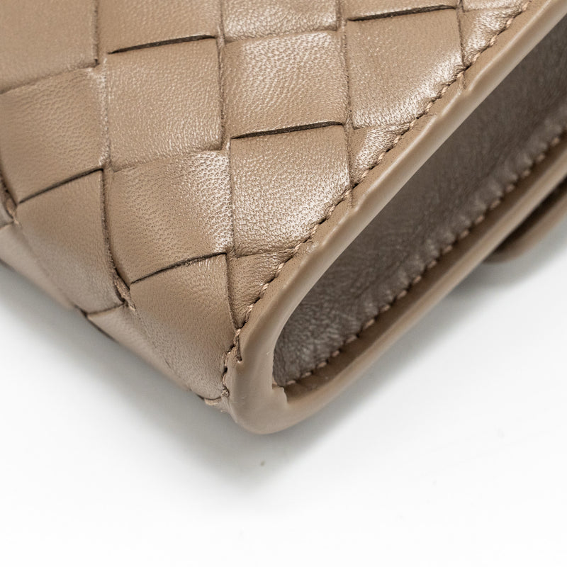 Bottega Veneta Andiamo Clutch Lambskin Pinecone GHW