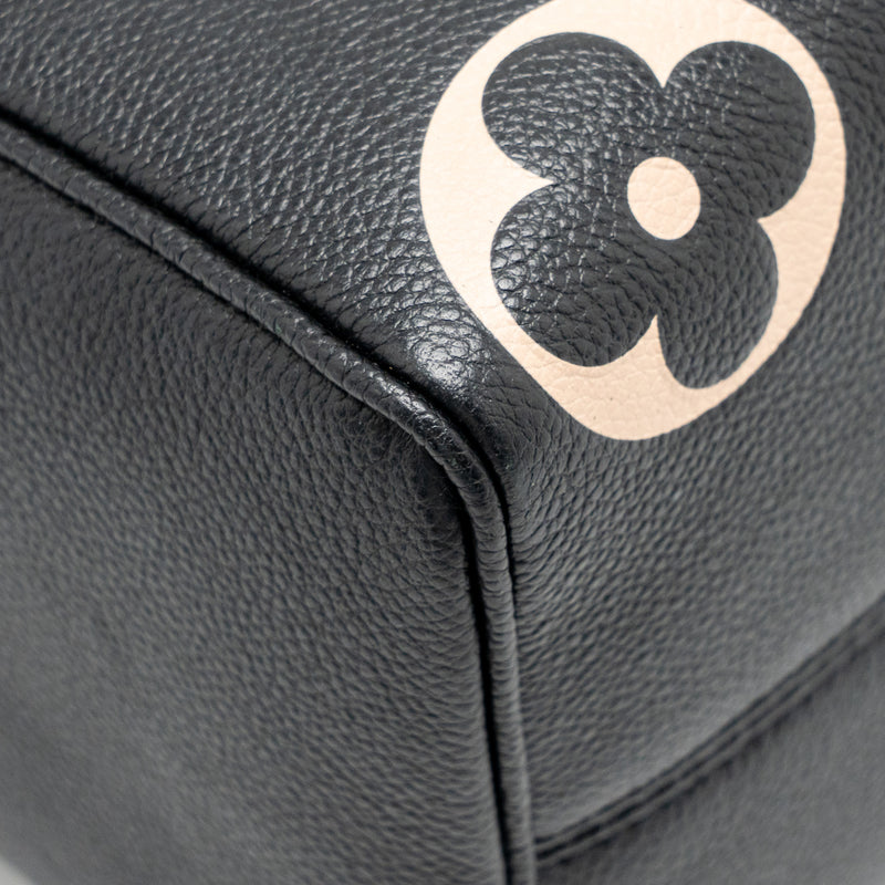 Louis Vuitton Speedy Bandouliere 25 Bicolour Monogram Empreinte Leather Black/Beige GHW
