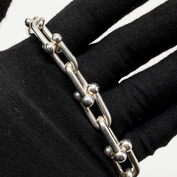 Tiffany Hardware Graduated Link Necklace Sterling Silver