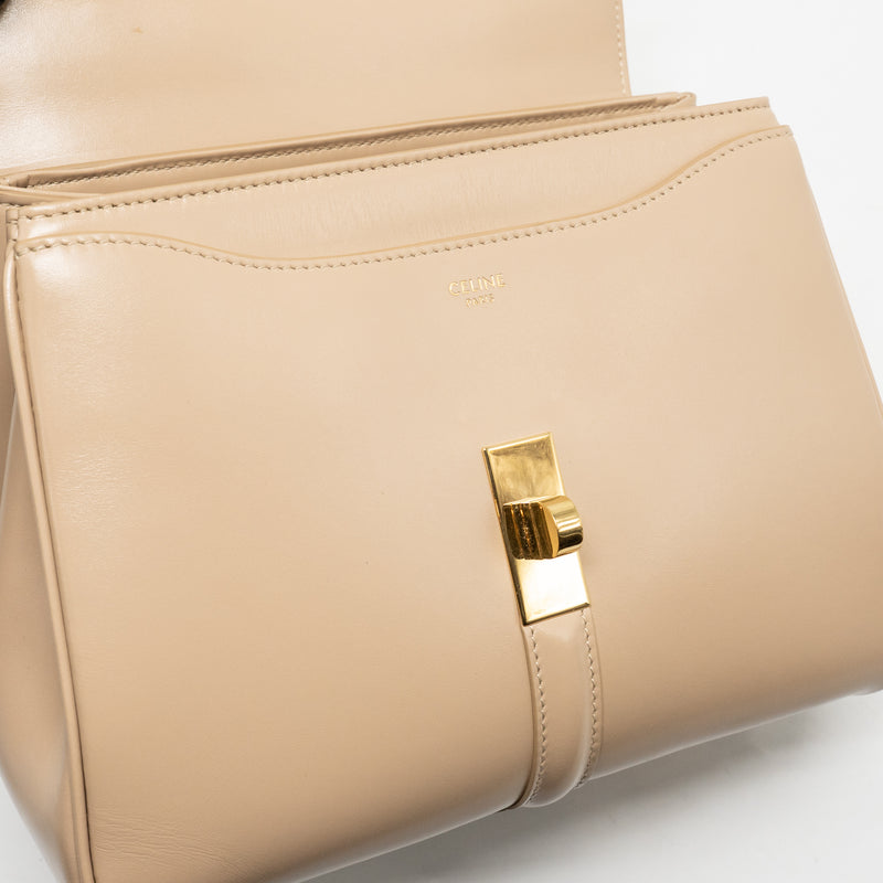 Celine small soft 16 bag calfskin beige GHW