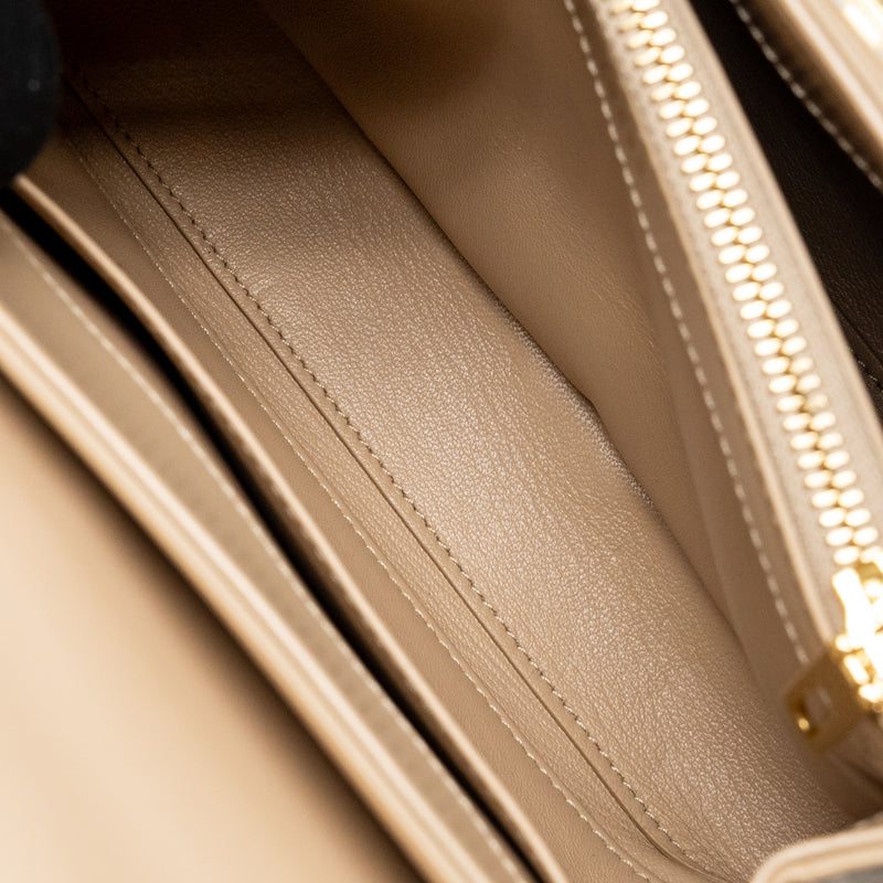 Celine small soft 16 bag calfskin beige GHW