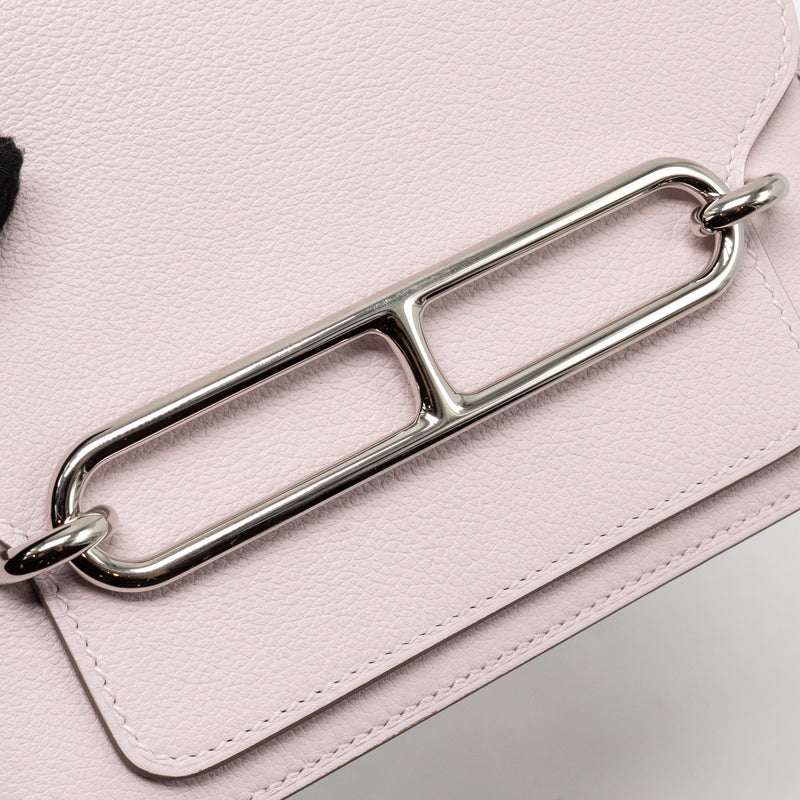 Hermes Mini Roulis Evercolor Mauve Pale SHW Stamp B