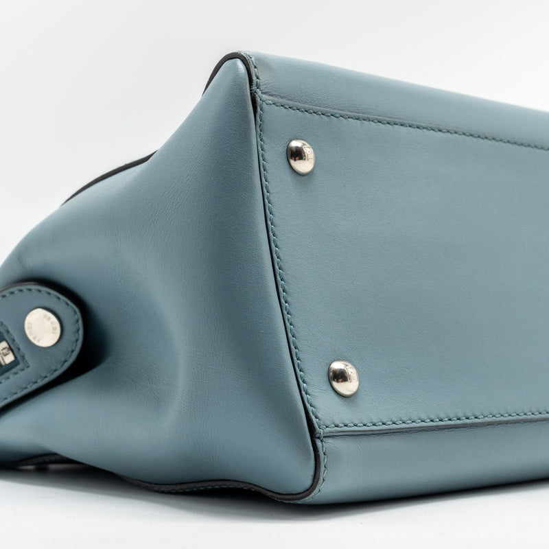 Fendi Dotcom Bag Calfskin Blue SHW