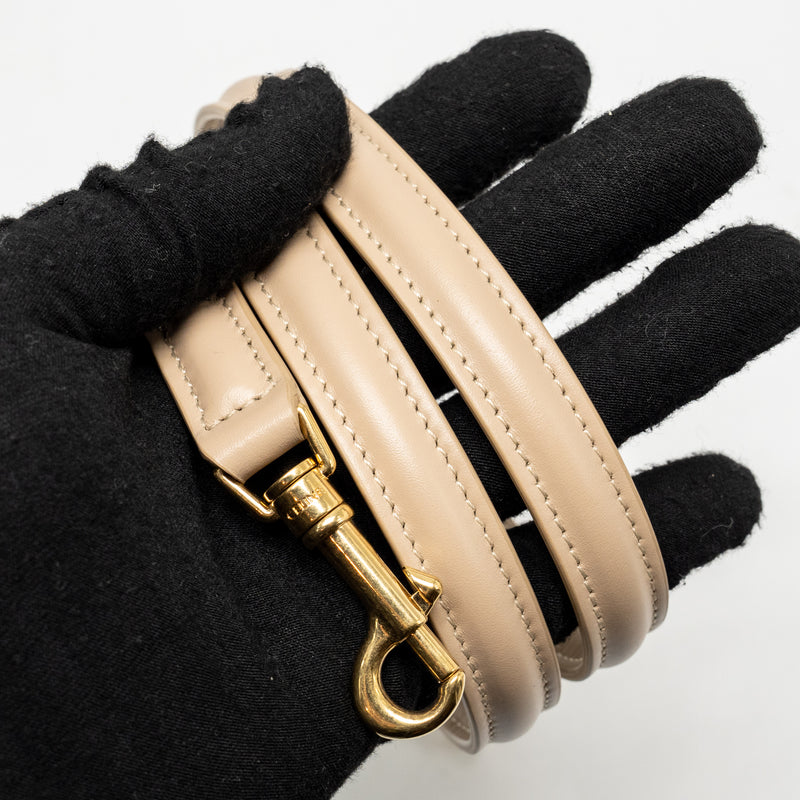 Celine small soft 16 bag calfskin beige GHW