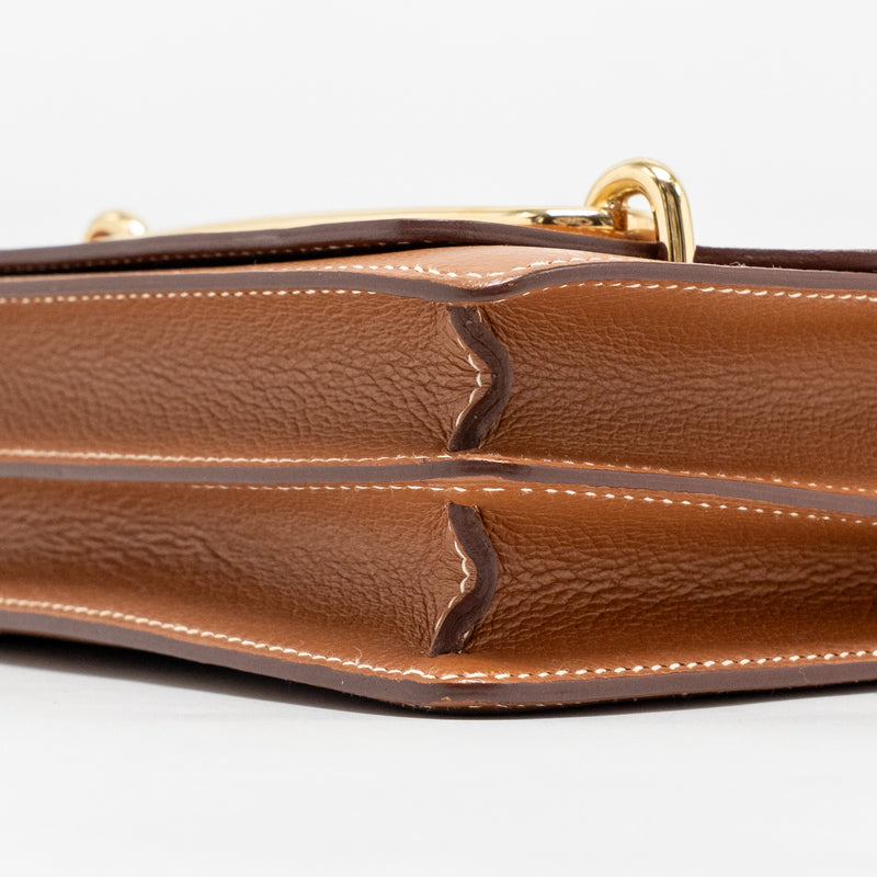 Hermes Mini Roulis Evercolor gold LGHW Stamp Y