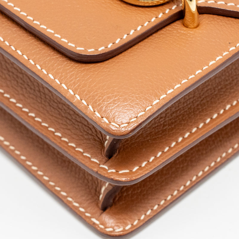 Hermes Mini Roulis Evercolor gold LGHW Stamp Y