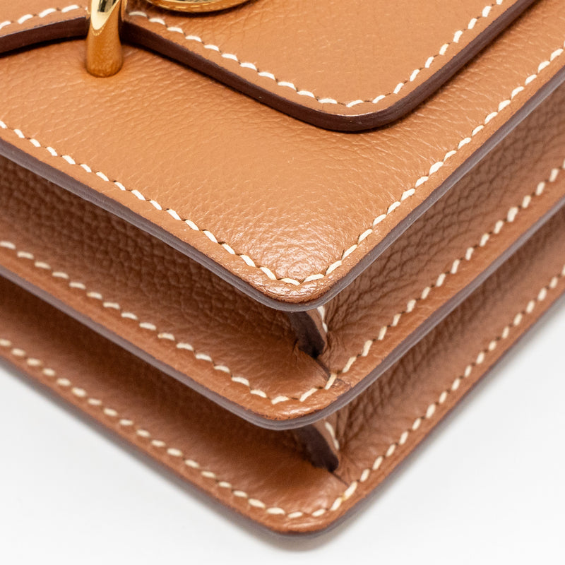 Hermes Mini Roulis Evercolor gold LGHW Stamp Y