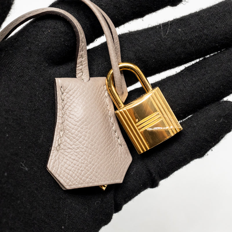 Hermes birkin 30 epsom m8 gris asphalt GHW stamp C