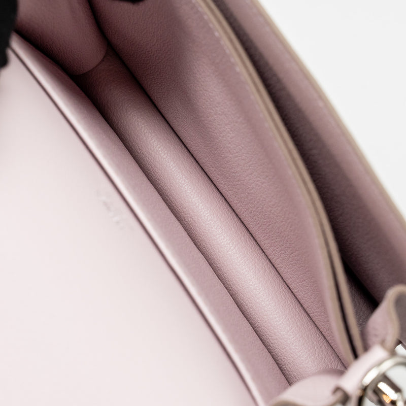 Hermes Mini Roulis Evercolor Mauve Pale SHW Stamp B