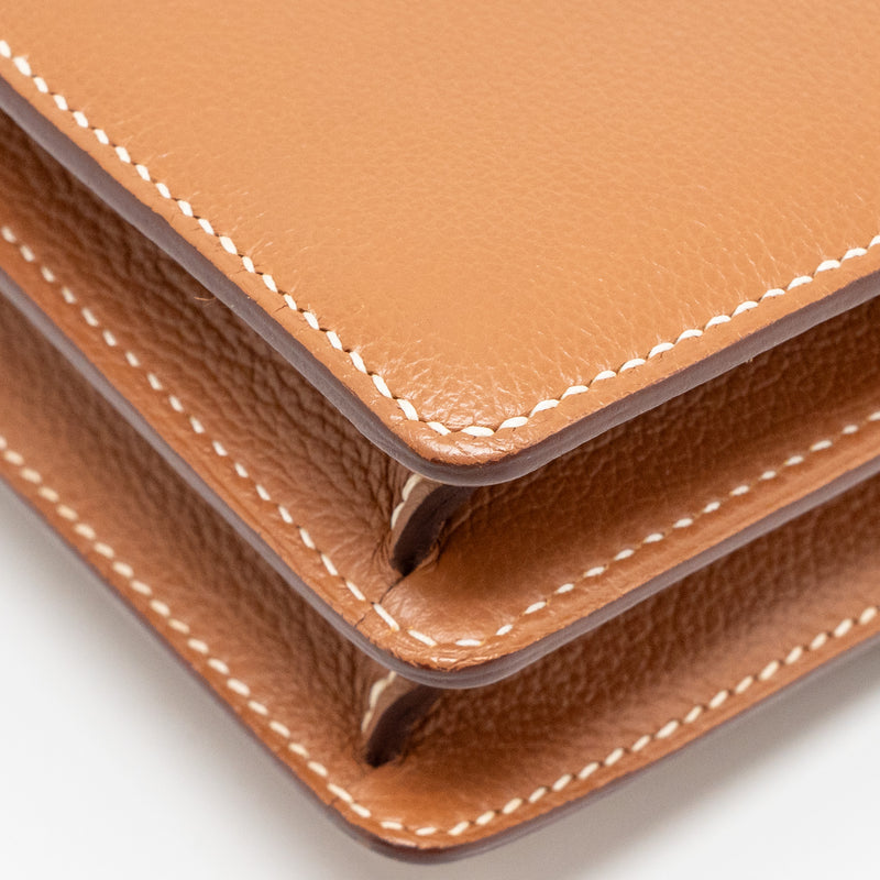 Hermes Mini Roulis Evercolor gold LGHW Stamp Y