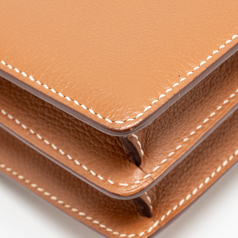 Hermes Mini Roulis Evercolor gold LGHW Stamp Y