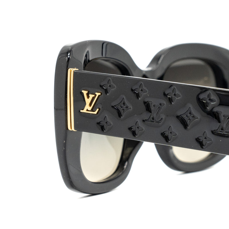 Louis Vuitton Empreinte Square Sunglasses Black Z1611E