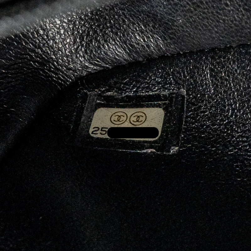 Chanel Mini Rectangular Flap Bag Lambskin Black LGHW