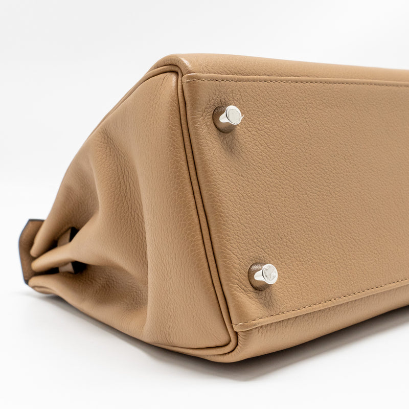 Hermes Kelly 28 Evercolor Chai SHW Stamp U