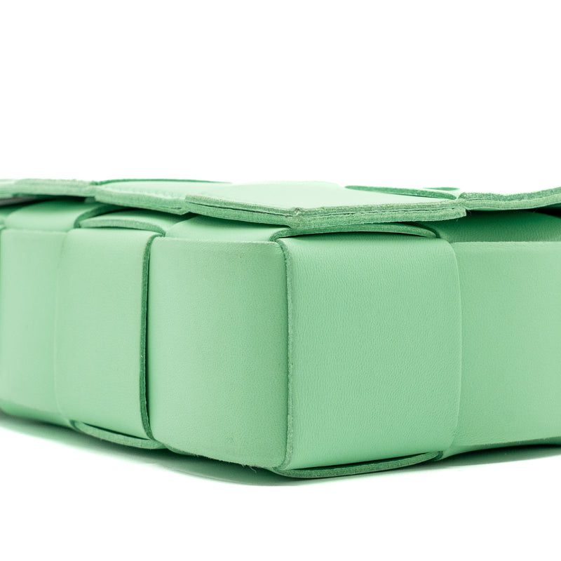 Bottega Veneta Classic Cassette Bag Lambskin Light Green SHW