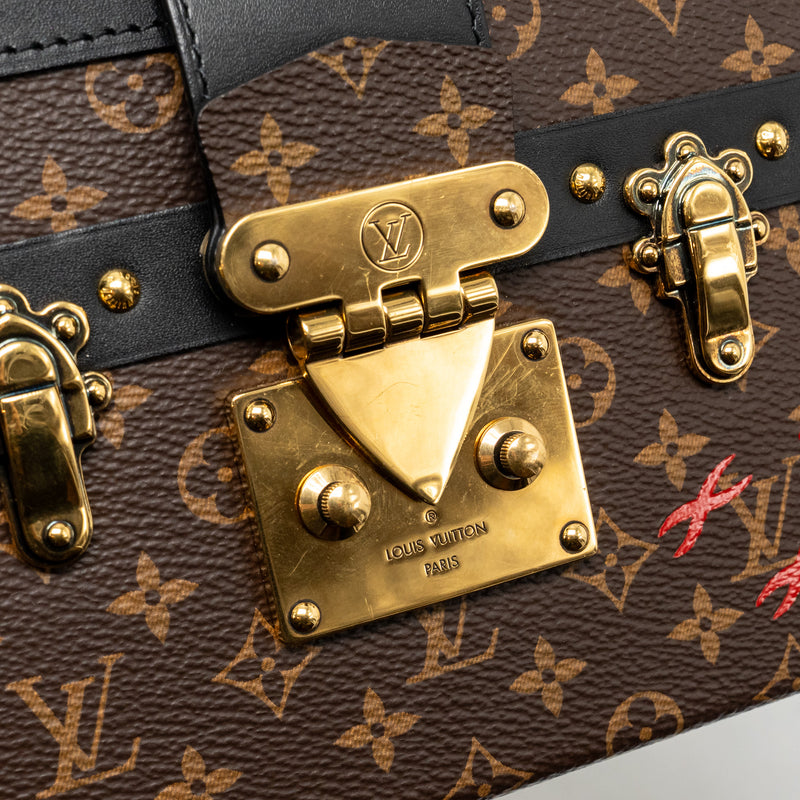 Louis Vuitton petit Malle monogram canvas GHW