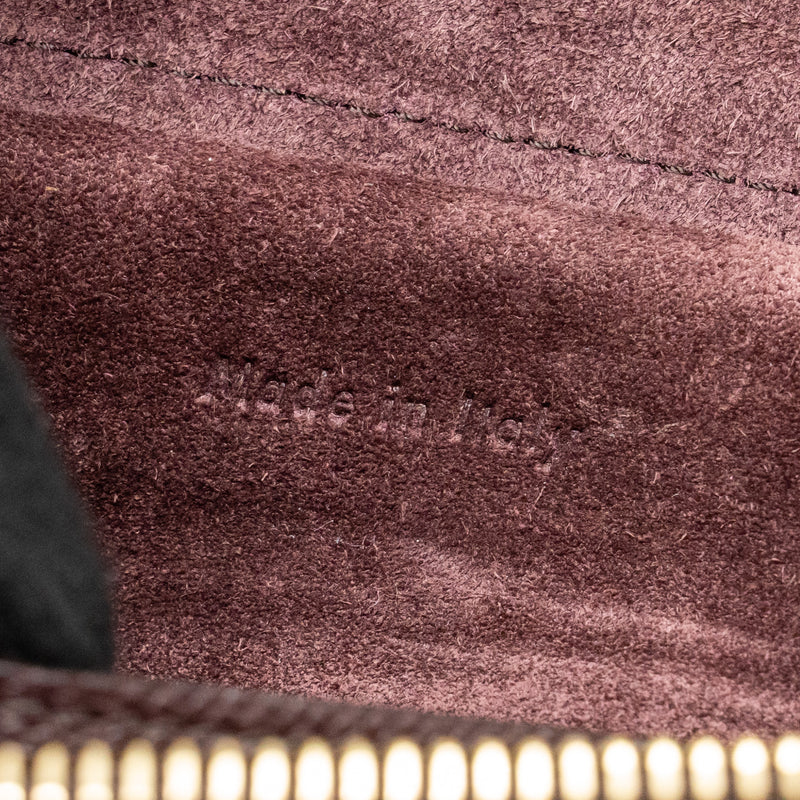 Celine Micro Belt Bag Grained Calfskin Burgundy GHW