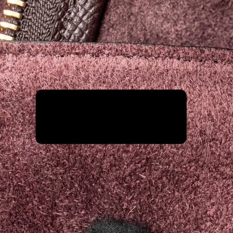 Celine Micro Belt Bag Grained Calfskin Burgundy GHW