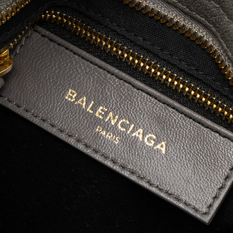Balenciaga Mini City Bag Grey GHW