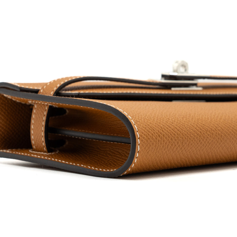 Hermes Kelly To Go Epsom 1H Toffee SHW Stamp B