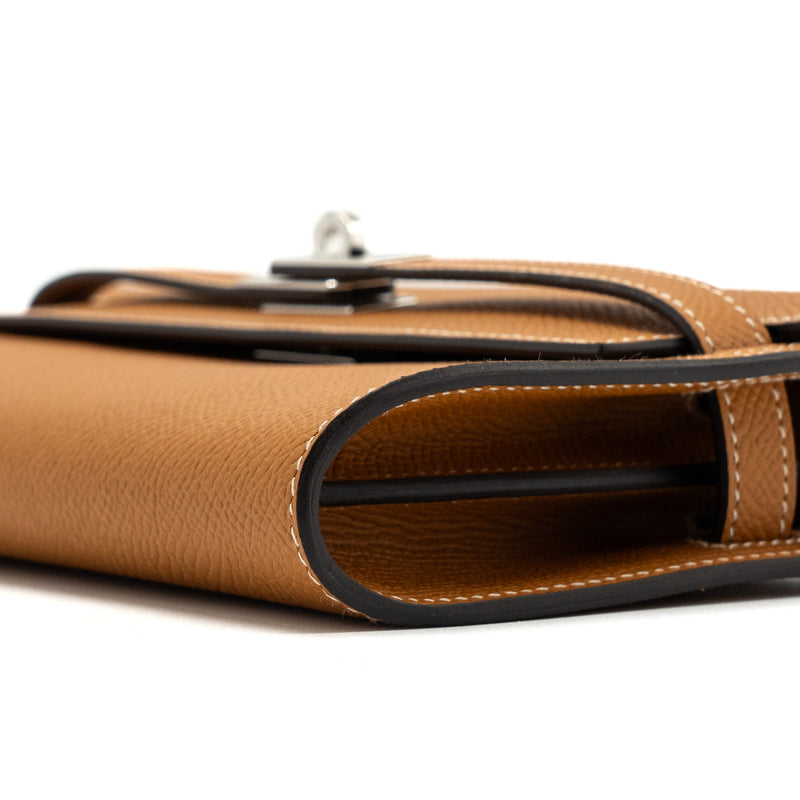 Hermes Kelly To Go Epsom 1H Toffee SHW Stamp B