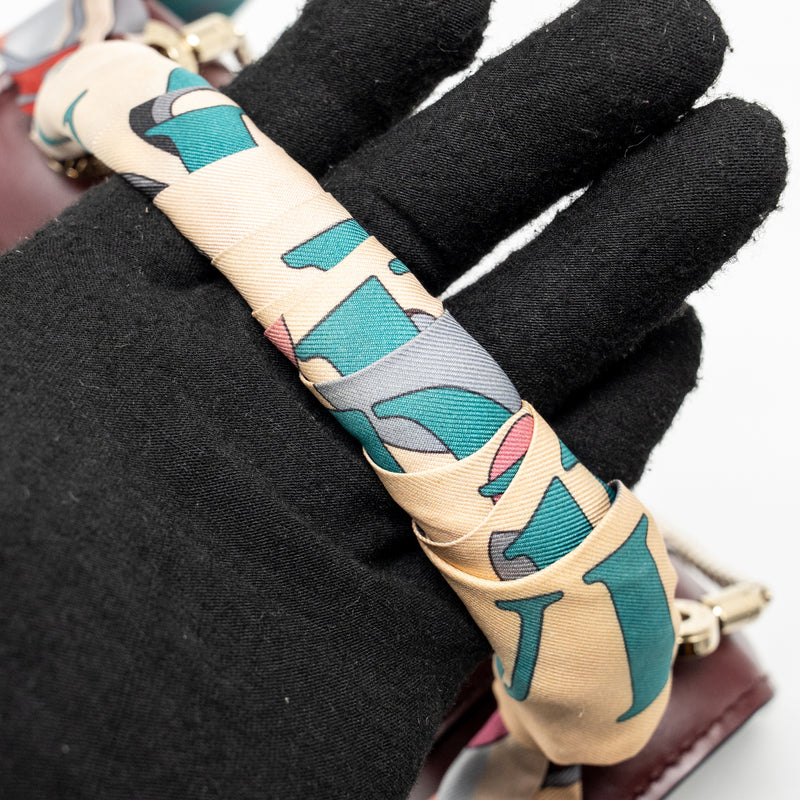 Bvlgari Serpenti Forever Flap Bag Calfskin Roman Garnet/Tropical Tourquoise/Deep Jade LGHW