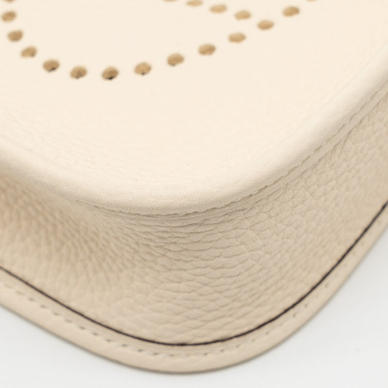 Hermes Mini Evelyne Clemence Nata SHW Stamp U