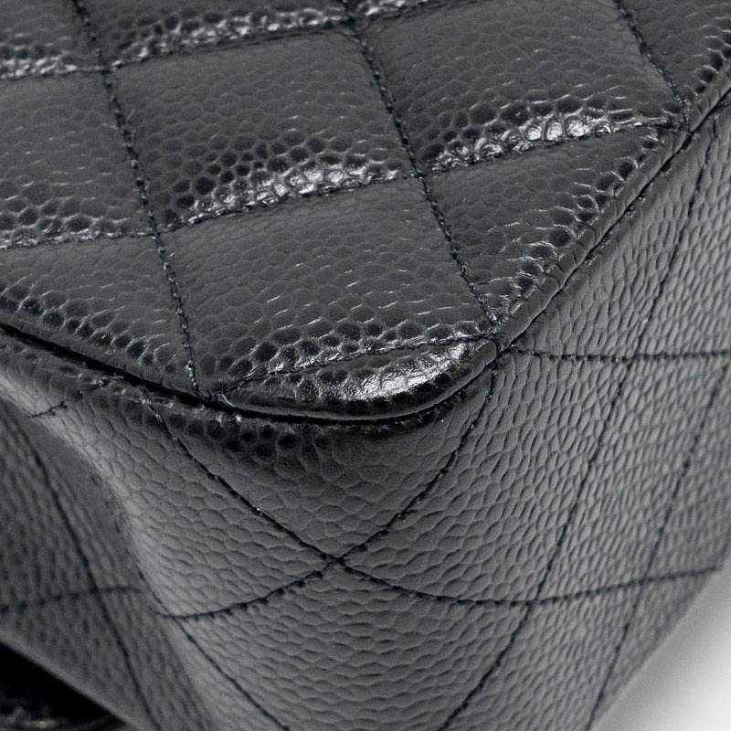 Chanel Medium Classic Double Flap Bag Caviar Black GHW