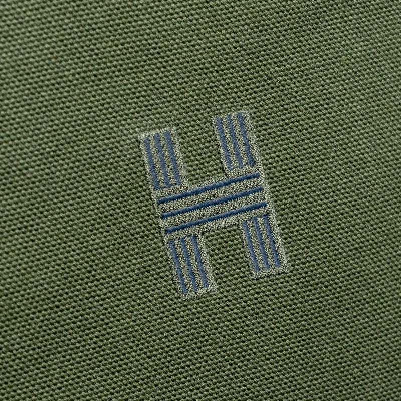 Hermes Bride-A-Brac Case Large Model Canvas Dark Green/Dark Blue/Orange SHW