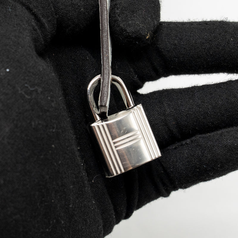 Hermes Picotin 18 Lock Bag Clemence Blue Pale SHW Stamp K