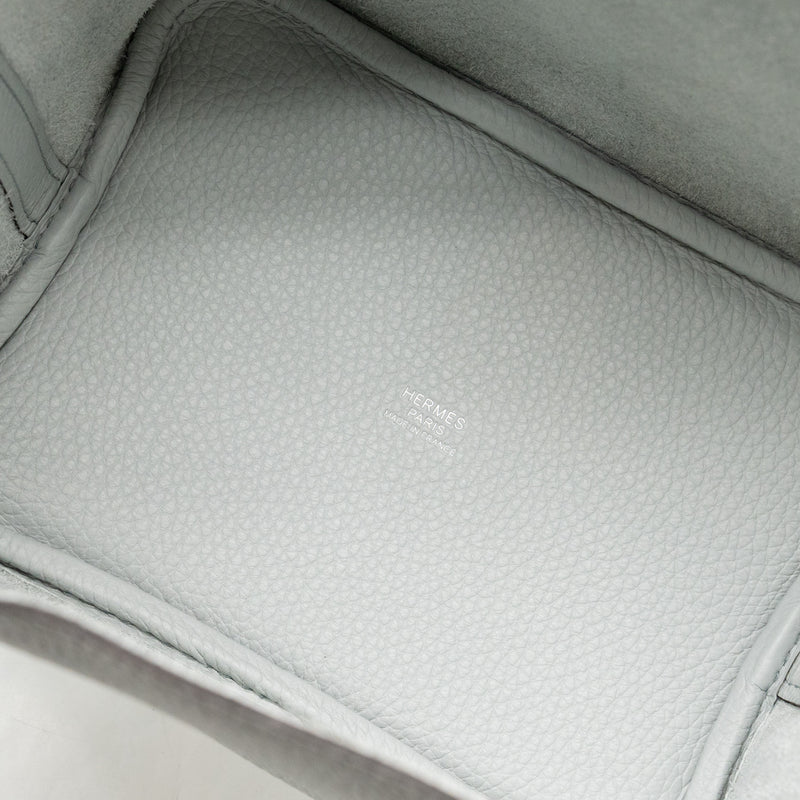 Hermes Picotin 18 Lock Bag Clemence Blue Pale SHW Stamp K