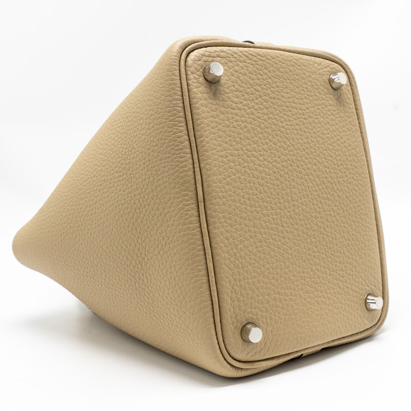 Hermes picotin 18 lock bag clemence trench SHW Stamp K