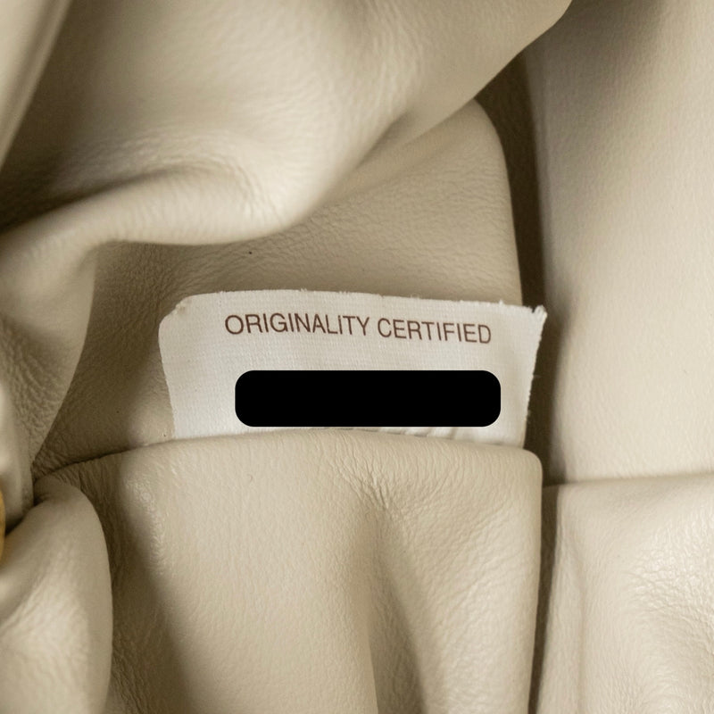 Bottega Veneta Chain Pouch bag calfskin white GHW