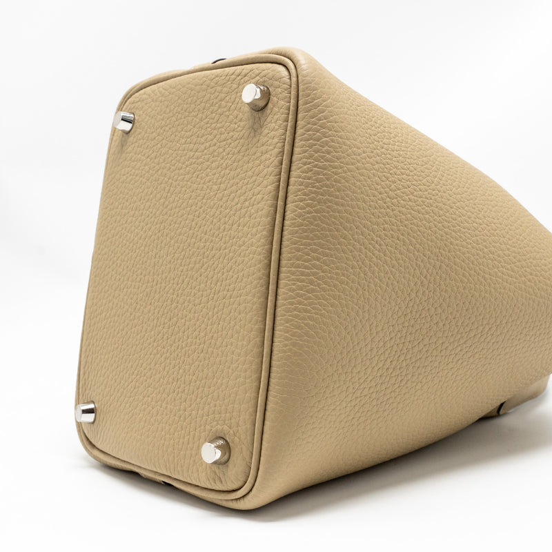Hermes picotin 18 lock bag clemence trench SHW Stamp K