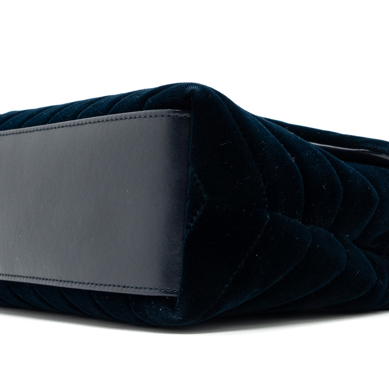 Saint Laurent /YSL Medium Lou Lou In Velvet Blue GHW