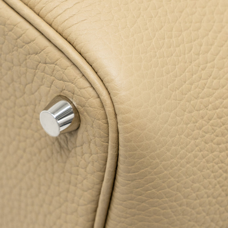 Hermes picotin 18 lock bag clemence trench SHW Stamp K