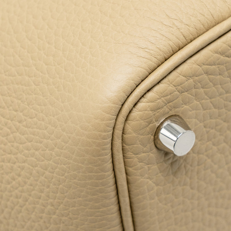 Hermes picotin 18 lock bag clemence trench SHW Stamp K
