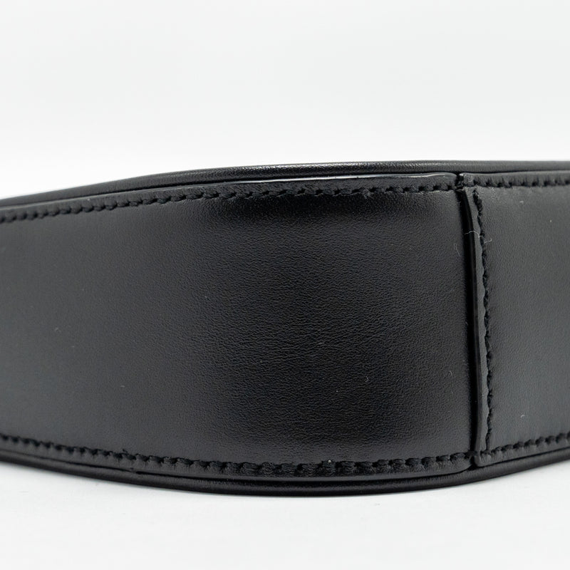 Saint Laurent / YSL Mini LE 5 A 7 Hobo Bag Smooth Calfskin Black GHW