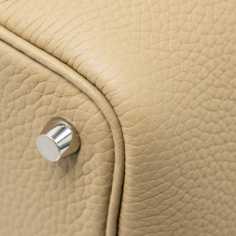 Hermes picotin 18 lock bag clemence trench SHW Stamp K