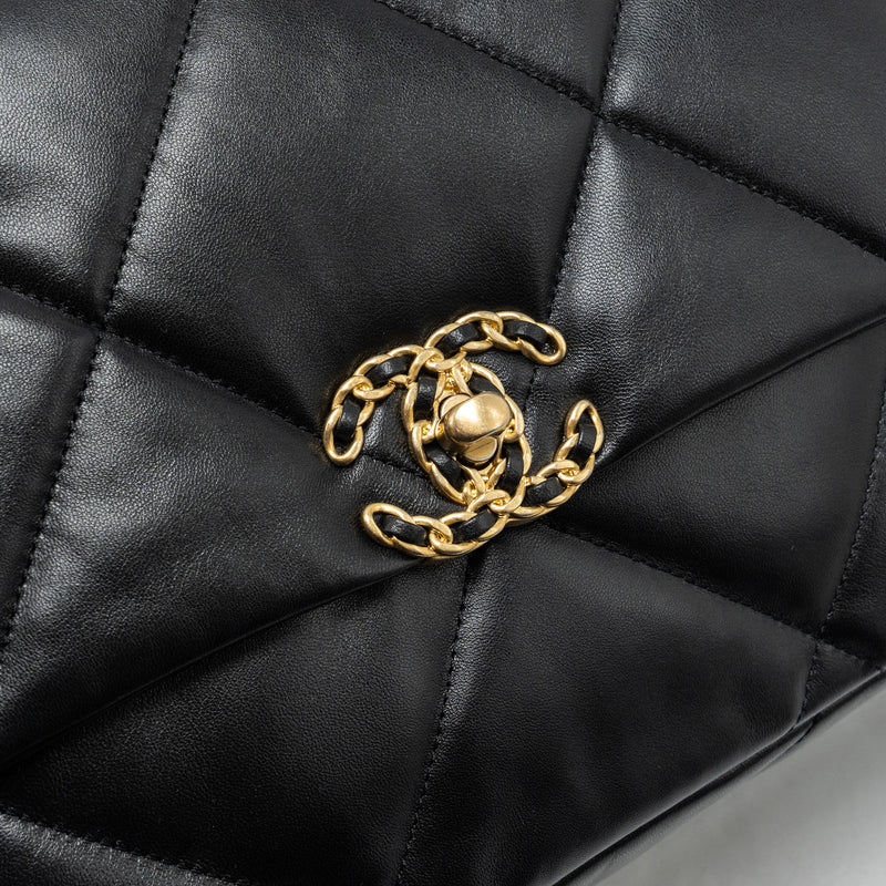 Chanel Large 19 Bag Lambskin Black GHW