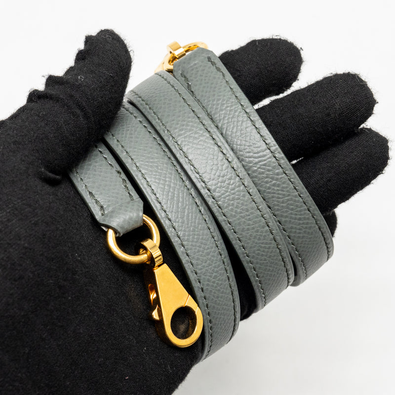 Hermes kelly 25 epsom vert Amande GHW stamp Z