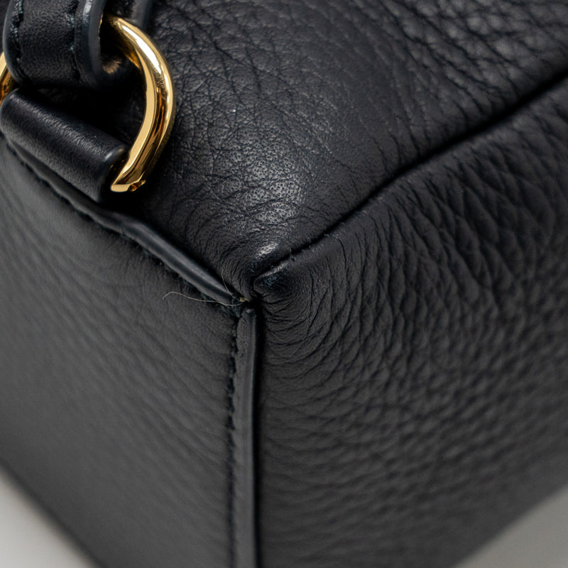 Loro Piana Extra Pocket Backpack L23.5 Grained Calfskin Navy GHW
